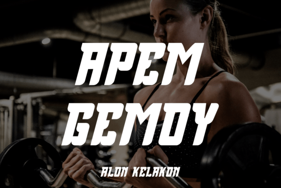 Apem Gemoy: A Display Font for Editorial Excellence