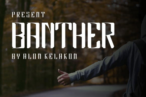 Banther: A Display Font for Bold Digital Branding
