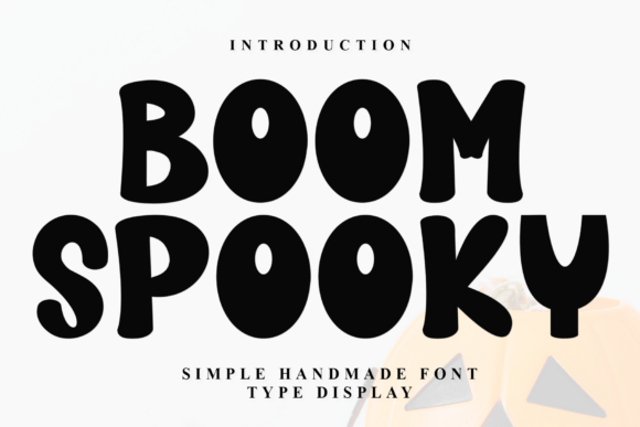 Boom Spooky: A Festive Display Font for Editorial Design