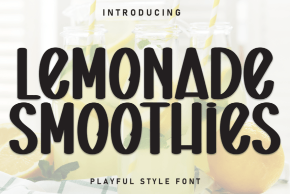 Boost Your Brand with Lemonade Smoothies Font