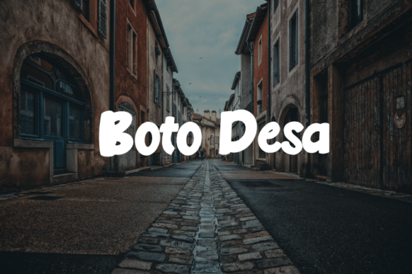 Boto Desa: A Display Font for Editorial Excellence