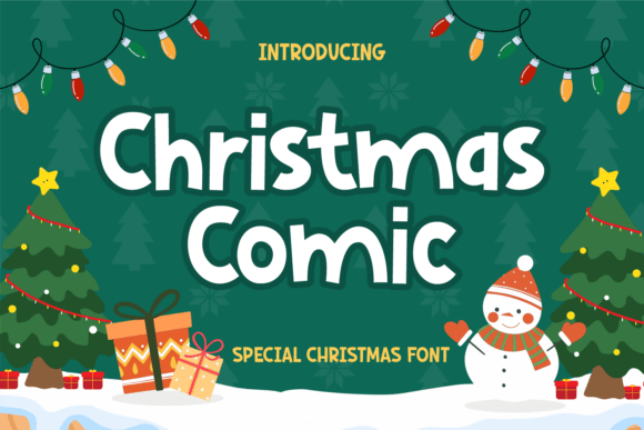 Christmas Comic: A Festive Font for Editorial Design