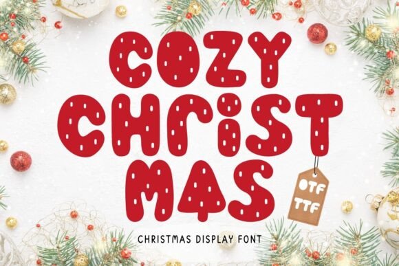 Cozy Christmas: The Playful Font That Elevates Your Holiday Campaigns