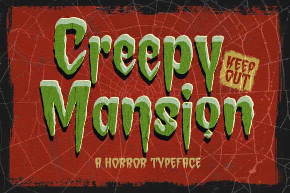 Creepy Mansion: A Font That Spooks and Speaks