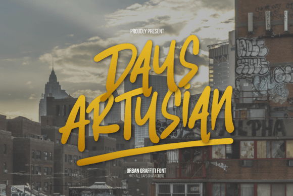 Days Artysian: The Font That Turns Campaigns Into Statements