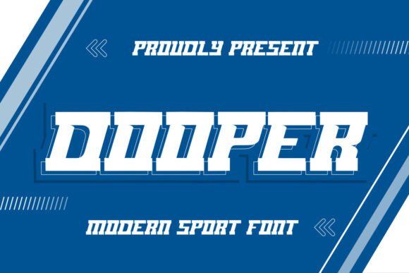 Dooper: A Modern Font for Dynamic Campaigns