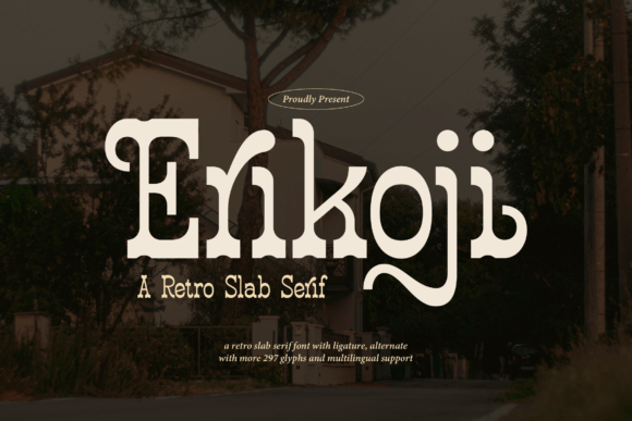 Erikoji: A Bold Display Font for Digital Branding and Web Design