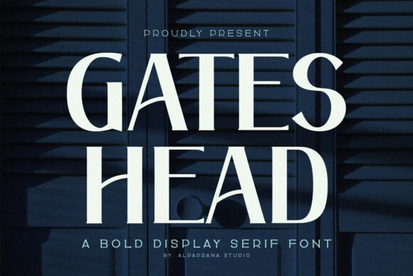 Gateshead: A Serif Font That Elevates Every Craft Project