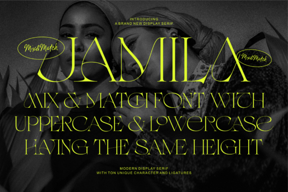 Jamila: The Serif Font That Elevates Your Brand