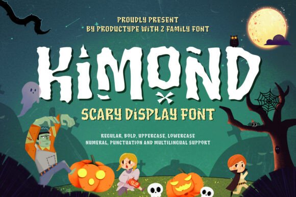 Kimond: The Bold Halloween Font for Crafters and Designers