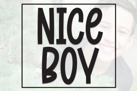 Nice Boy Font for Warm Branding Projects