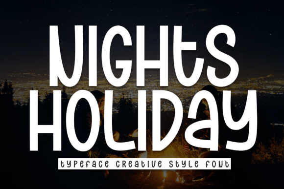 Nights Holiday: A Festive Font for Digital Design