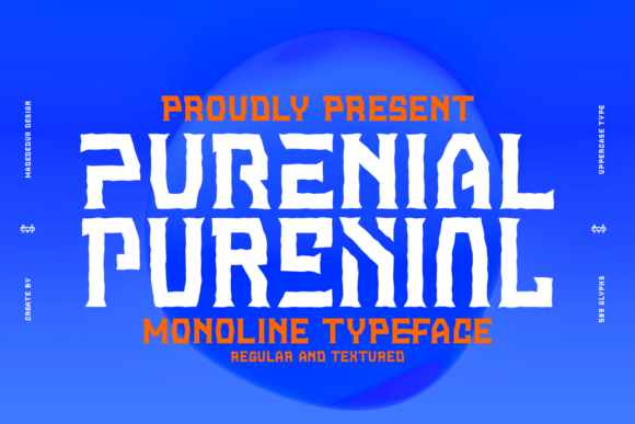 Purenial: A Vintage-Inspired Font for Bold Branding