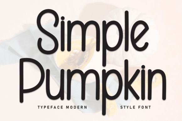 Simple Pumpkin: A Handwritten Font for Fall Creations