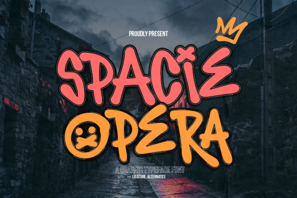 Spacie Opera: A Font That Speaks with Personality