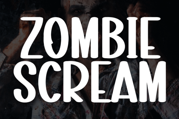 Zombie Scream: A Bold Font for Digital Design